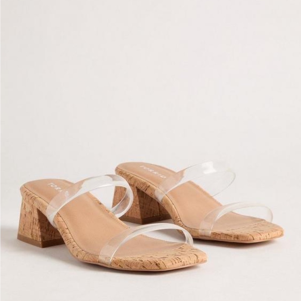 NWT 💕 WW Double Band Block Heel Mule
